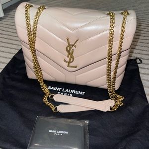 Saint Laurent Loulou de la Falaise in cream